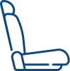 Pictogramme de siège auto